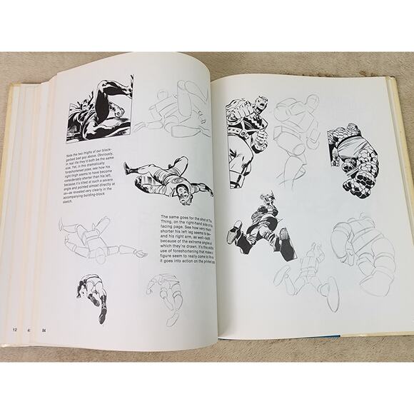 Marvel How To Draw Comics By Stan Lee 1978 Hardcover Made in USA - Picture 9 of 14